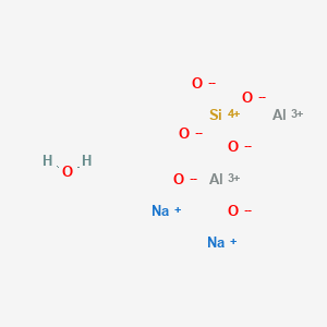 Chemical structure of Silicic acid, aluminum sodium salt
