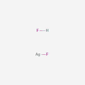 Chemical structure of Silver hydrogen fluoride