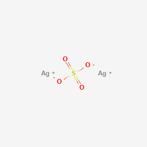 Chemical structure of Silver sulfate