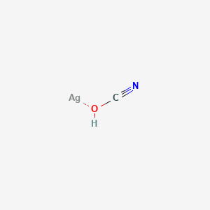Chemical structure of Silver(I) cyanate