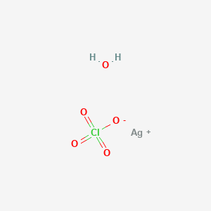 Chemical structure of Silver perchlorate hydrate