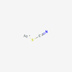 Chemical structure of Silverthiocyanate