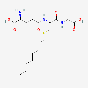 Chemical structure of S-Octylglutathione