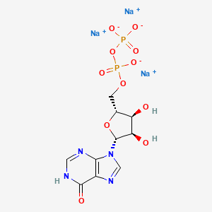 Chemical structure of Inosine-5'-diphosphate trisodium salt