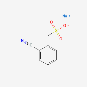 Chemical structure of Sodium (2-cyanophenyl)methanesulfonate