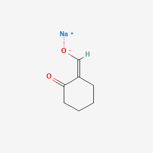 Chemical structure of Sodium (2-oxocyclohexylidene)methanolate