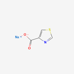 Chemical structure of Sodium 1,3-thiazole-4-carboxylate