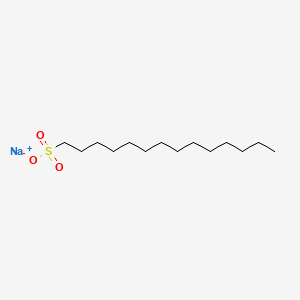Chemical structure of Sodium myristylsulfonate