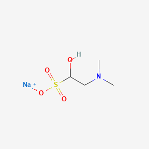 Chemical structure of Sodium 2-(dimethylamino)-1-hydroxyethanesulfonate
