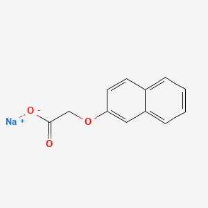 Chemical structure of Sodium (2-naphthyloxy)acetate