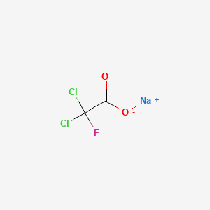 Chemical structure of Sodium dichlorofluoroacetate