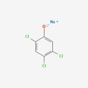 Chemical structure of Sodium 2,4,5-trichlorophenolate