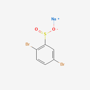 Chemical structure of Sodium 2,5-dibromobenzenesulfinate