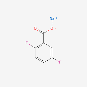 Chemical structure of Sodium 2,5-difluorobenzoate