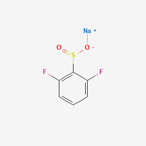 Chemical structure of Sodium 2,6-difluorobenzenesulfinate