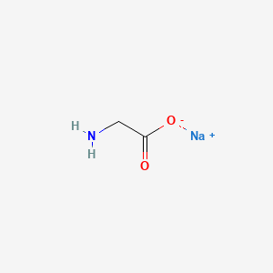 Chemical structure of Sodium Glycinate