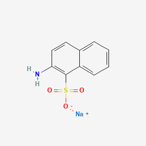Chemical structure of Sodium 2-aminonaphthalene-1-sulfonate