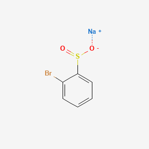 Chemical structure of Sodium 2-bromobenzene-1-sulfinate