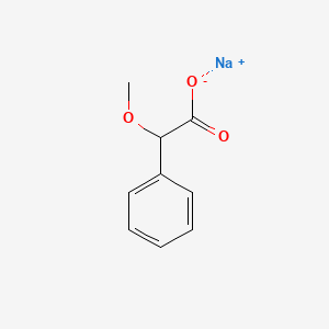 Chemical structure of Sodium 2-methoxy-2-phenylacetate