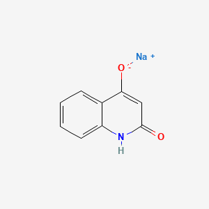Chemical structure of Sodium 2-oxo-1,2-dihydroquinolin-4-olate