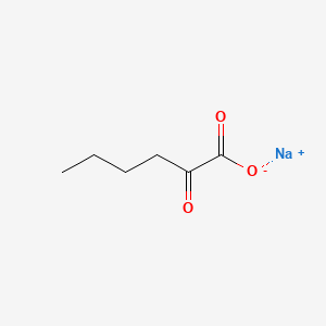 Chemical structure of Sodium 2-oxohexanoate