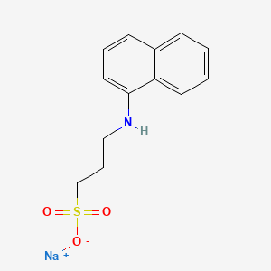 Chemical structure of Sodium 3-(naphthalen-1-ylamino)propane-1-sulfonate
