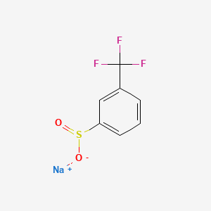 Chemical structure of Sodium 3-(trifluoromethyl)benzene-1-sulfinate