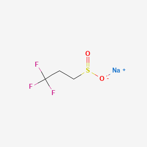 Chemical structure of Sodium 3,3,3-trifluoropropane-1-sulfinate