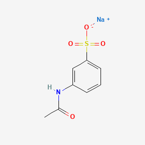 Chemical structure of Sodium 3-acetamidobenzene-1-sulfonate