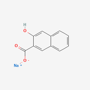 Chemical structure of Sodium 3-hydroxy-2-naphthoate