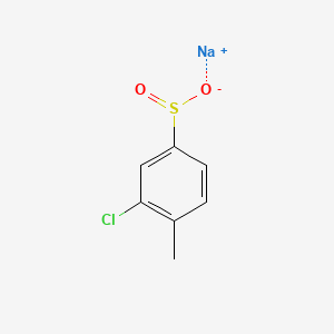 Chemical structure of Sodium 3-chloro-4-methylbenzenesulfinate