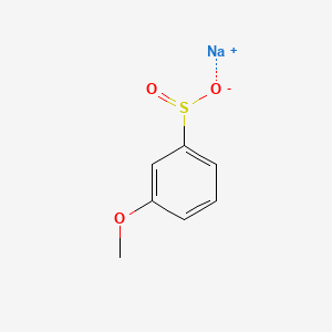 Chemical structure of Sodium 3-methoxybenzenesulfinate