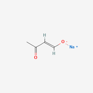 Chemical structure of Sodium 3-oxobut-1-en-1-olate