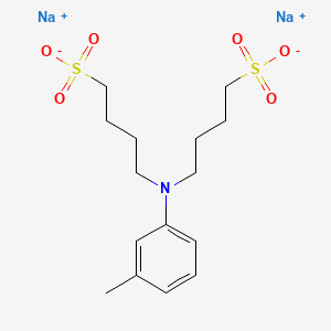 Chemical structure of Sodium 4,4'-(m-tolylazanediyl)bis(butane-1-sulfonate)