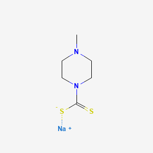 Chemical structure of Sodium 4-methylpiperazine-1-carbodithioate