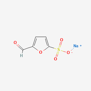 Chemical structure of Sodium 5-formylfuran-2-sulfonate