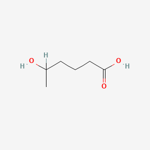 Chemical structure of Sodium 5-hydroxyhexanoate