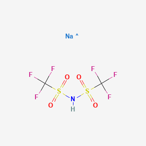Chemical structure of Sodium bis(trifluoromethanesulfonyl)imide