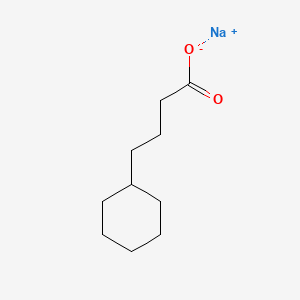 Chemical structure of Sodium cyclohexanebutyrate