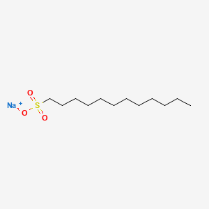 Chemical structure of Sodium laurylsulfonate