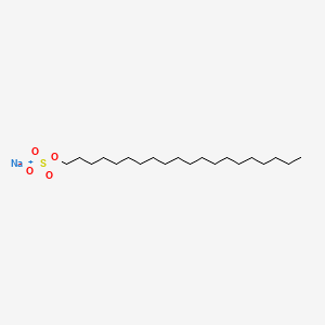 Chemical structure of Sodium eicosyl sulfate