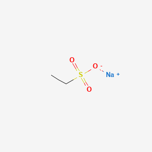 Chemical structure of sodium ethanesulfonate