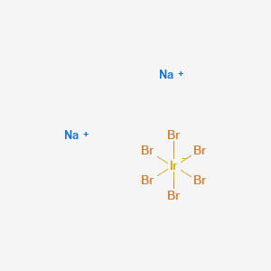Chemical structure of Sodium hexabromoiridate(IV)