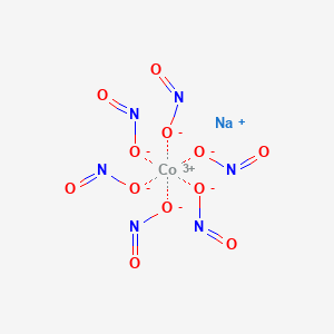 Chemical structure of Sodium cobaltinitrite