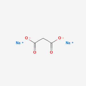 Chemical structure of Sodium malonate