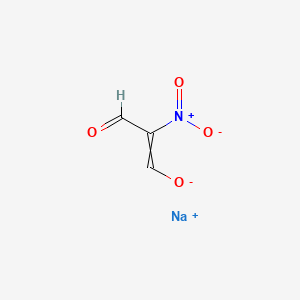 Chemical structure of Sodium nitromalonaldehyde monohydrate