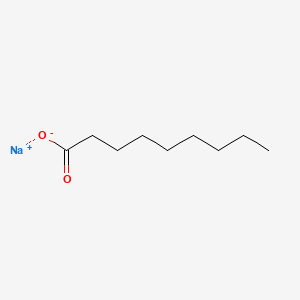Chemical structure of Sodium Nonanoate