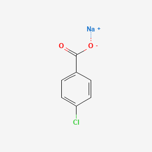 Chemical structure of Sodium p-chlorobenzoate