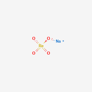 Chemical structure of Sodium perrhenate