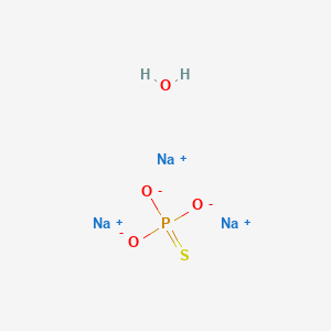 Chemical structure of Sodium phosphorothioate hydrate